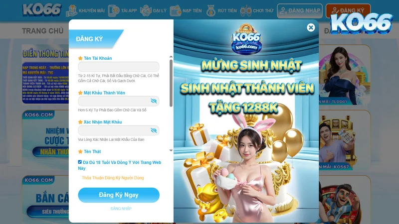 Form đăng ký thông tin cực kỳ đơn giản dễ hiểu